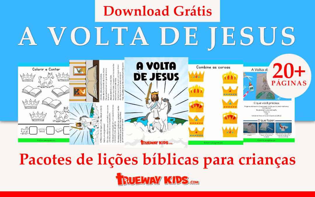 Explore nossa lição bíblica envolvente e gratuita para crianças sobre 'Jesus Retorna'. Descubra atividades divertidas, artesanato e lições esclarecedoras sobre a promessa do retorno de Jesus. Perfeito para escola dominical e ensino familiar!