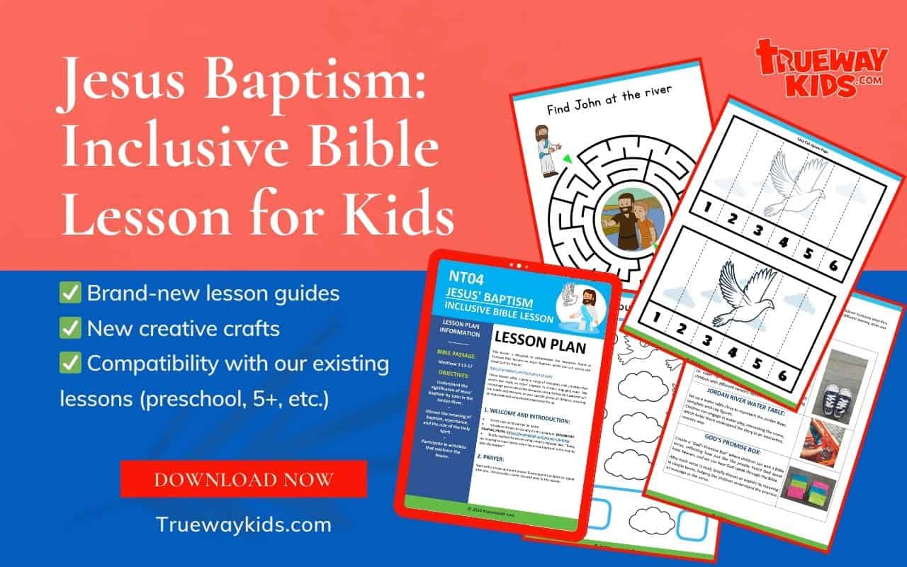 Jesus' Baptism: Inclusive Bible Lesson for Kids - Trueway Kids