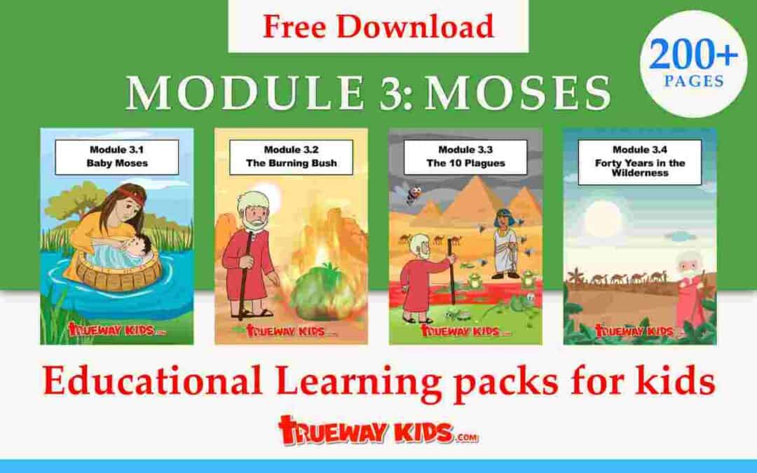 Free Preschool Learning Pack - Module 3: Moses, offering over 200 pages tailored for young learners. This module combines STEAM activities, Bible studies, and interactive tasks, making it a perfect fit for Christian families seeking a scripture-based educational foundation. Embrace a balanced, flexible learning approach and spark curiosity and creativity in your child. Download your comprehensive Christian homeschool resource today!