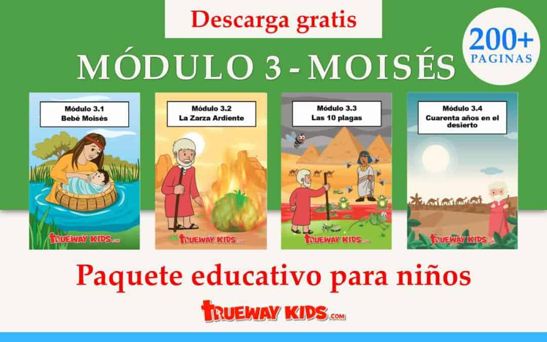 Desbloquea el potencial de tu hijo con nuestro Paquete de Aprendizaje Educativo Gratuito - Módulo 3: Moisés, que contiene más de 200 páginas de actividades STEAM, estudios bíblicos y tareas interactivas. Diseñado para preescolares, este módulo integral combina excelencia educativa con perspectivas bíblicas, fomentando la curiosidad, la creatividad y un viaje de aprendizaje personalizado. ¡Descarga ahora y cultiva un amor por el aprendizaje arraigado en la Escritura!
