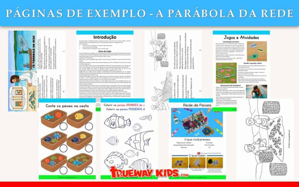 A Parábola da Rede - Lições bíblicas para crianças