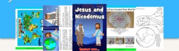 Jesus and Nicodemus Bible lessons for kids