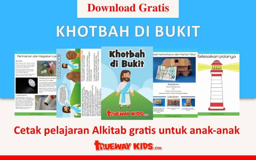 Khotbah di Bukit (pelajaran Alkitab untuk anak-anak)