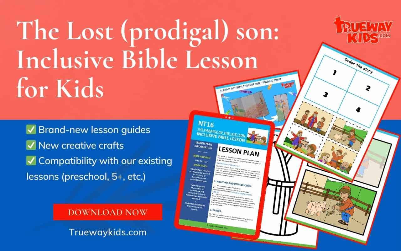 The Lost Son (prodigal son) Inclusive Bible Lesson for Kids Trueway