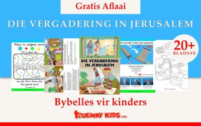 Die Vergadering in Jerusalem – bybelles vir kinders