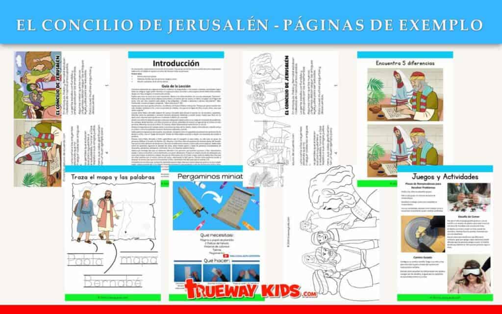 Paquetes gratuitos de lecciones bíblicas del Consejo de Jerusalén | Descargar para actividades del hogar de niños o de la iglesia
