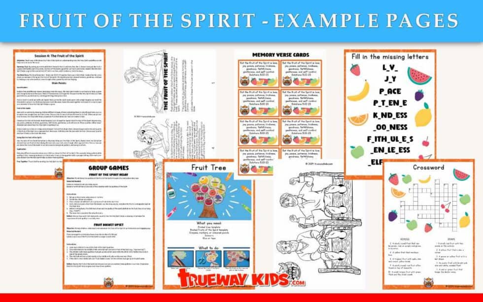 Session 4: The Fruit Of The Spirit (Holy Spirit Series) - Trueway Kids