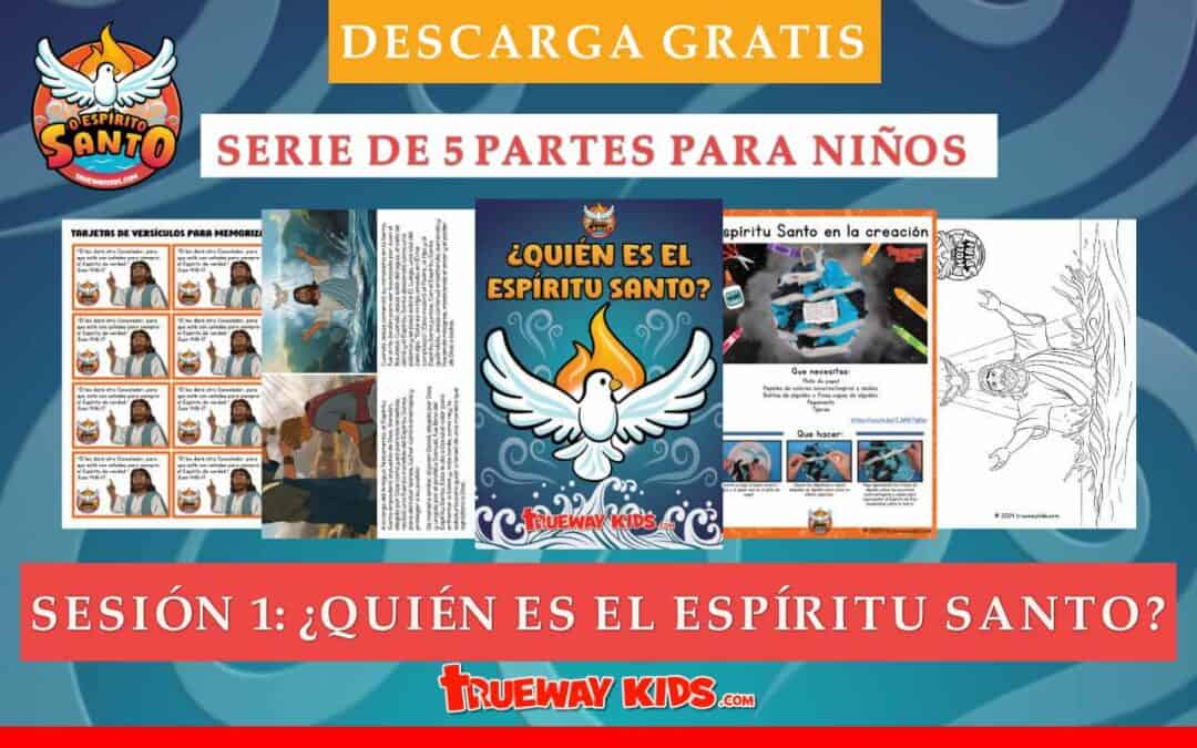 Descubra la serie Espíritu Santo para niños de Trueway con la sesión 1: ¿Quién es el Espíritu Santo? Esta lección descargable gratuita presenta a los niños el Espíritu Santo, su papel en la Trinidad y cómo tener una relación personal con Él. Actividades interesantes y manualidades incluidas. ¡Descargar ahora!