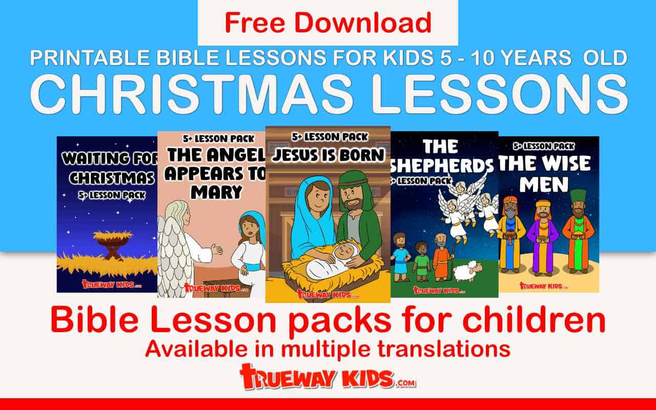 Free Printable Christmas Bible Lessons for Kids | 5-Part Advent Series Download free 5-part Christmas Bible lessons for kids! Perfect for ages 5–10, this Advent series includes Bible stories, crafts, activities, coloring pages, and more. Ideal for church or home.