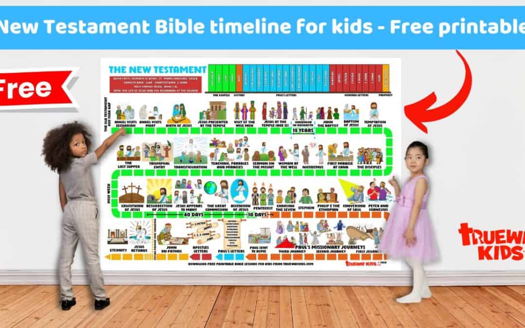 New testament bible timeline for kids free printable trueway kids