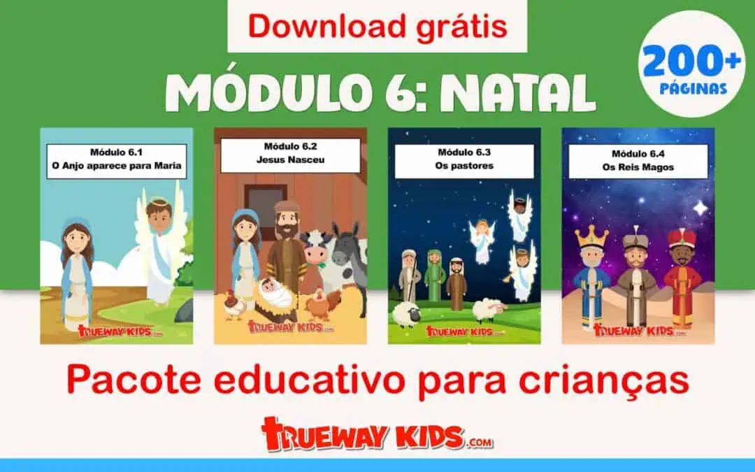 Explore nosso pacote educacional de Natal para crianças! Mergulhe nas histórias de Maria, do nascimento de Jesus, dos pastores e dos Reis Magos com lições envolventes baseadas na Bíblia, atividades e projetos STEAM. Perfeito para o aprendizado em casa, na escola dominical ou em sala de aula. Download gratuito!
