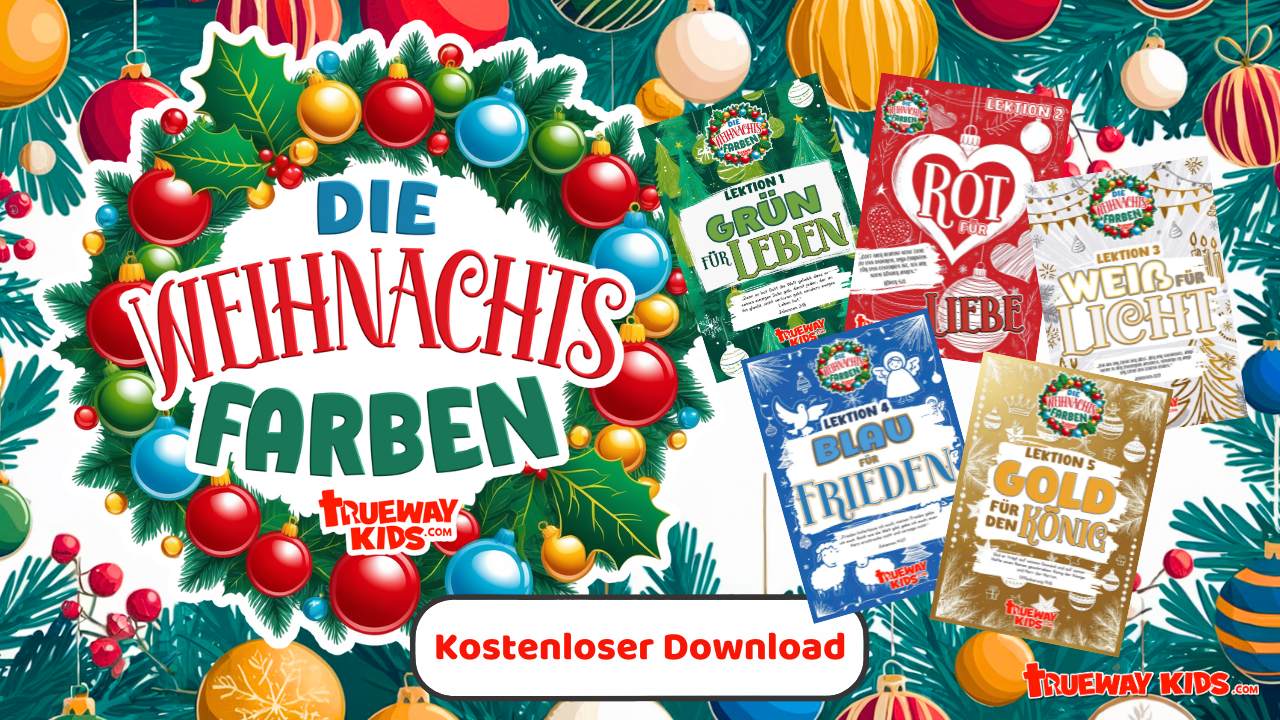 Willkommen zu unserer neuen Weihnachtsserie, die Kindern die wahre Bedeutung von Weihnachten durch die leuchtenden Farben der Saison näherbringen soll! Jede Lektion dreht sich um eine Weihnachtsfarbe: Grün, Rot, Weiß, Blau und Gold. Jede von ihnen bringt die Botschaft von Jesus auf eine visuell fesselnde und bedeutungsvolle Weise zum Leben.
