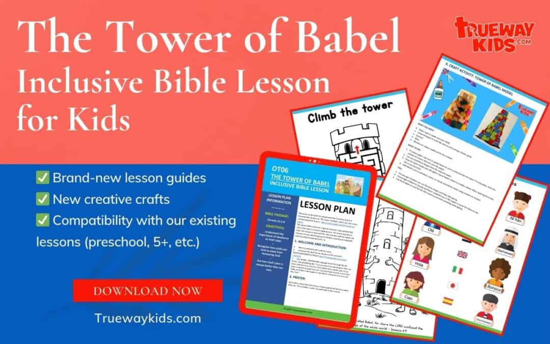 Download this free printable Tower of Babel lesson for kids! Engage young learners with interactive activities, crafts, and Bible teachings that highlight the importance of trusting God’s plan. Perfect for Sunday school, homeschool, and children's ministry.