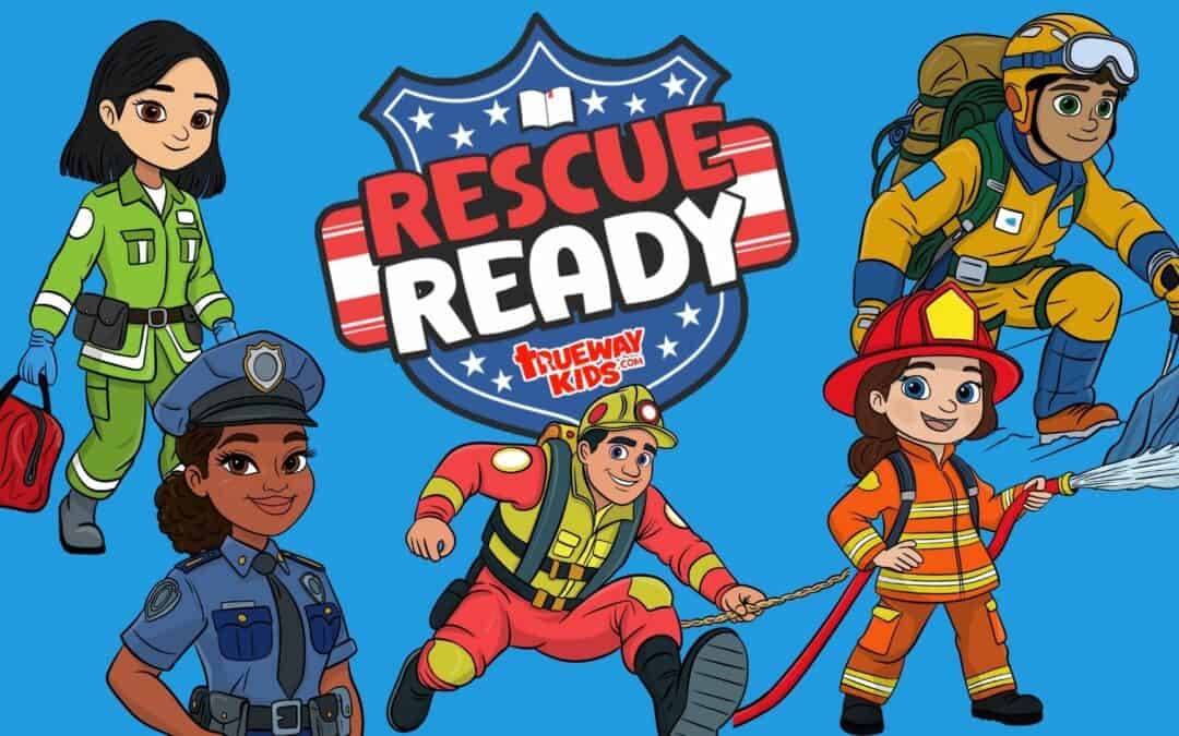Discover Rescue Ready, a free 5-week Bible series for kids! Explore God's love and salvation through real-life heroes—police, firefighters, medics, and more. Perfect for Sunday School, VBS, and family devotions. Download now at Trueway Kids.