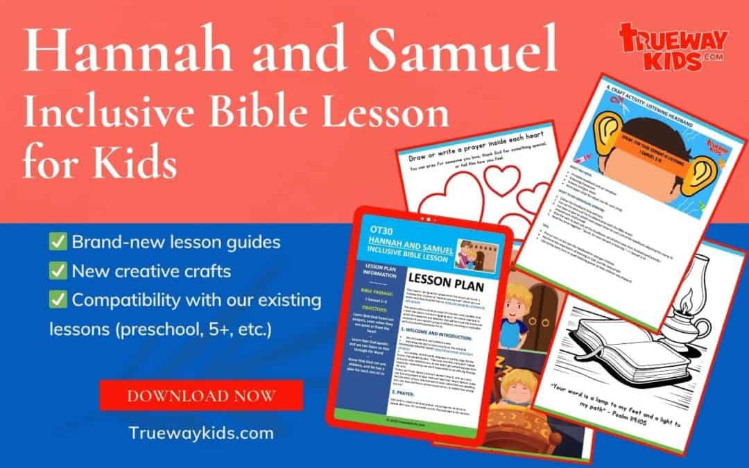 Teach kids how God hears and speaks — with this free Bible lesson on Hannah and Samuel. Includes activities, crafts, and storytelling to engage every child.