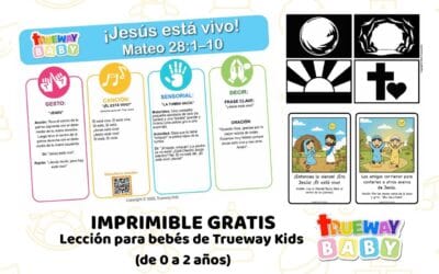 Jesús Está Vivo Lección Bíblica para Bebés (Mateo 28) | Pascua