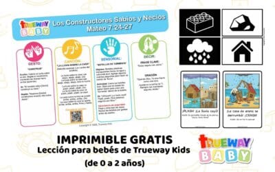 Los Constructores Sabios y Necios – Lección Bíblica para Bebés