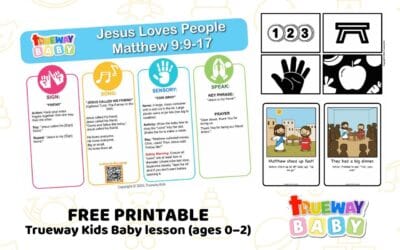 Matthew Meets Jesus – Jesus Loves People (Baby Bible Lesson)