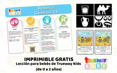 Rebeca en el Pozo – Lección Bíblica para Bebés (Génesis 24)