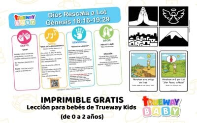 Dios Rescata a Lot – Lección Bíblica para Bebés