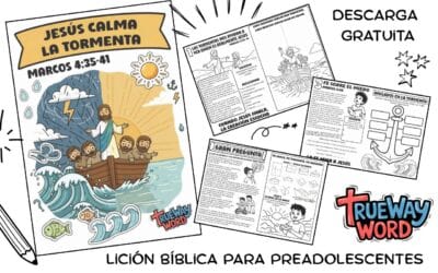 Jesús Calma la Tormenta Lección Bíblica para Preadolescentes (Marcos 4:35–41)