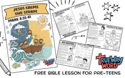 Jesus Calms the Storm – Preteen Bible lesson (Mark 4:35–41)