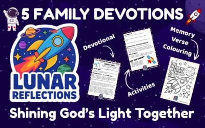 Lunar Reflections Family Devotions – Free Space-Themed Bible Study for Kids