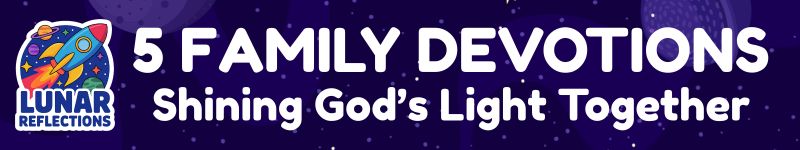 Make family devotions fun and meaningful with Lunar Reflections—a free 5-part, space-themed Bible study for kids. Includes activities, discussion questions, and memory verse coloring pages to help your family grow in faith together.