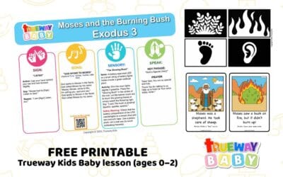Baby Moses and the Burning Bush – Baby Bible Lesson