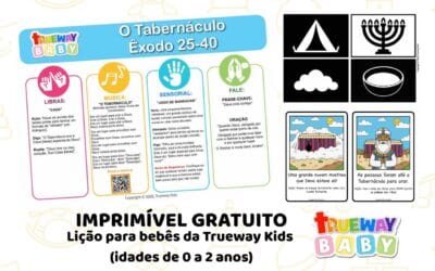 O Tabernáculo – Lição Bíblica para Bebês (Êxodo 25–40) | Gratuita para Imprimir