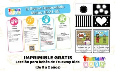 El Siervo Despiadado – Lección Bíblica para Bebés | Gratis para Imprimir para Edades 0–2