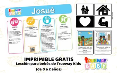 Josué – Lección Bíblica para Bebés | Gratis para Imprimir para Edades 0–2