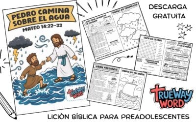 Pedro Camina sobre el Agua – Lección Bíblica para Preadolescentes | Mateo 14:22–33
