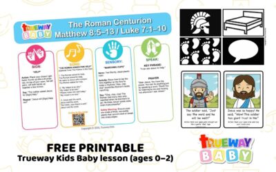 The Roman Centurion – Baby Bible Lesson | Free Printable for Ages 0–2