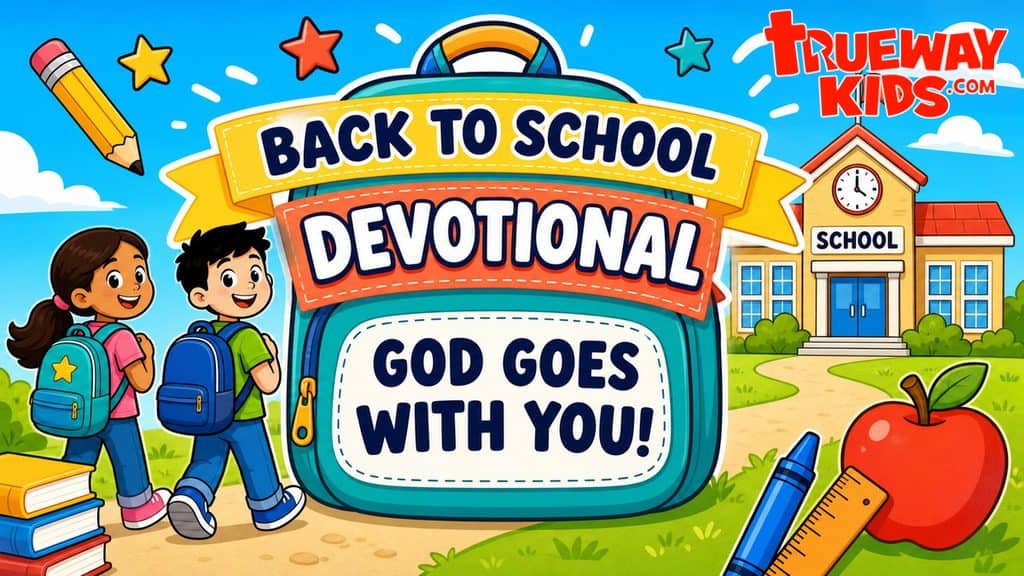 Back to School Devotional for Kids – God Goes With You!