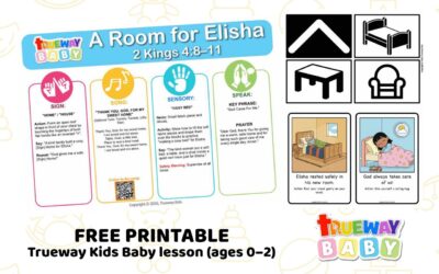 A Room for Elisha – Baby Bible Lesson | Free Printable for Ages 0–2