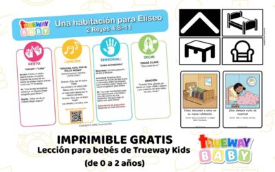Una Habitación para Eliseo – Lección Bíblica para Bebés | Imprimible Gratis para 0–2 Años