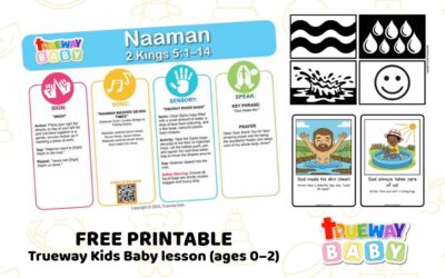 Naaman – Baby Bible Lesson | Free Printable for Ages 0–2