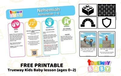 Nehemiah – Baby Bible Lesson | Free Printable for Ages 0–2